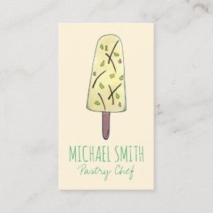 Kulfi Qulfi Indian Food Ice Cream Frozen Dessert Business Card