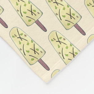 Kulfi Qulfi Indian Food Ice Cream Frozen Dessert Fleece Blanket