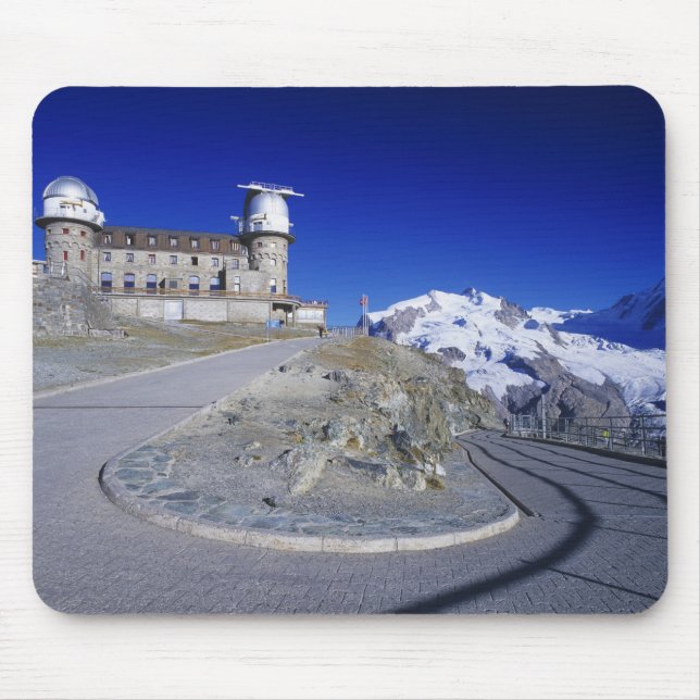 Kulm hotel and trail, Gornergrat, Zermatt, Mouse Mat (Front)