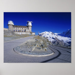 Kulm hotel and trail, Gornergrat, Zermatt, Poster