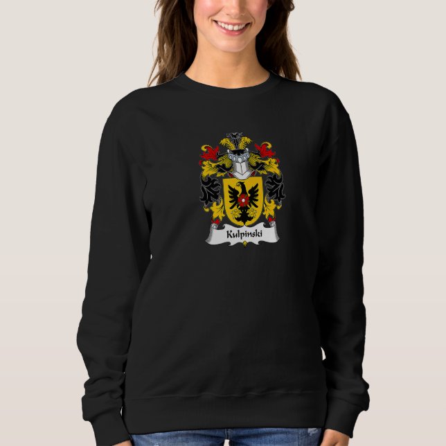 Kulpinski Coat Of Arms  Family Crest Sweatshirt (Front)
