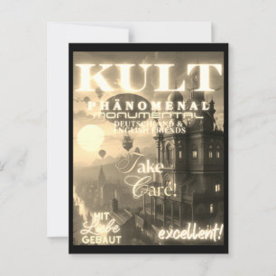 KULT PHÄNOMENAL MONUMENTAL POSTCARD
