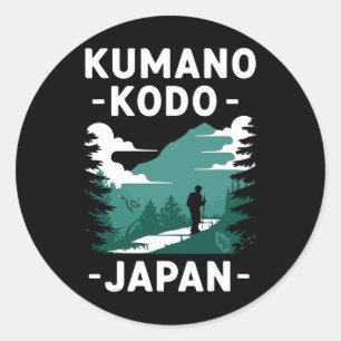Kumano Kodo Japan Pilgrim Way  Classic Round Sticker