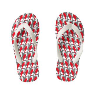 kumapen hokkaido kid's flip flops