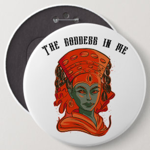  Kumari - The goddess in me    6 Cm Round Badge