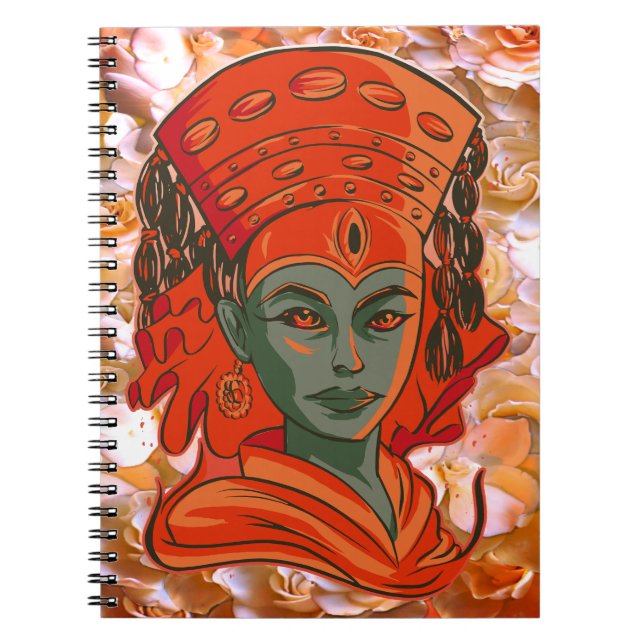 Kumari, woman face   notebook (Front)