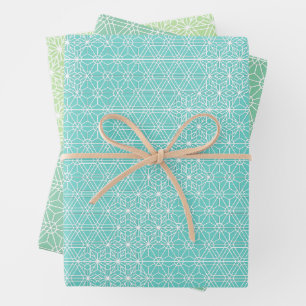 KUMIKO    Japanese Traditional Pattern Wrapping Paper Sheet