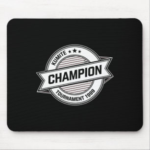 Kumite Champion Martial Arts Kung Fu Karate Cinema Mouse Mat