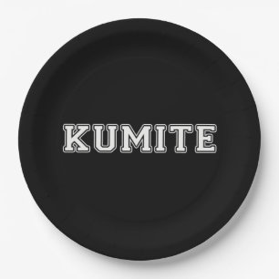Kumite Paper Plate