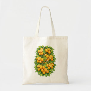 Kumquat Botanical Citrus Fruit Tote Bag