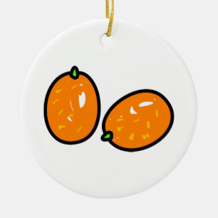 Kumquat Ceramic Tree Decoration