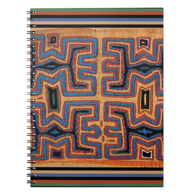 Kuna Indian Canoe Spirits Notebook (Front)