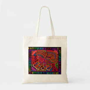 Kuna Indian Friendly Dragon Mola Tote Bag