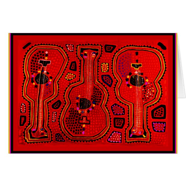 Kuna Indian Guitars (Front Horizontal)