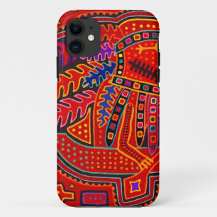 Kuna Indian Man in Canoe iPhone 11 Case