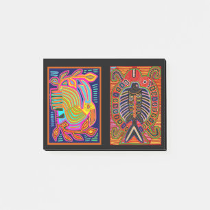 Kuna Indian Mola Collage Post-it Notes