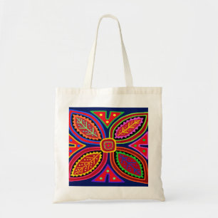 Kuna Indian Mola Flora Tote Bag
