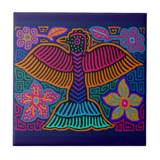 Kuna Indian Spirit Bird Tile
