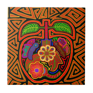 Kuna Indian Sweet Apple Tile