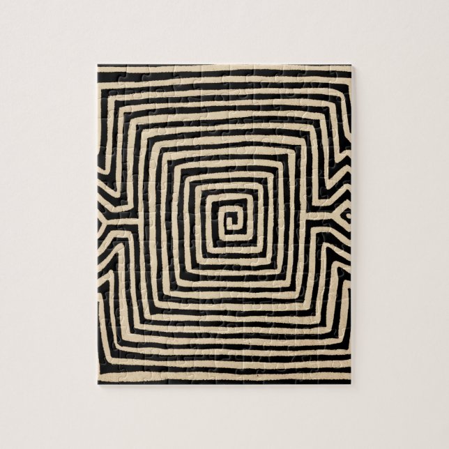 Kuna Indian Tortuga Jigsaw Puzzle (Vertical)