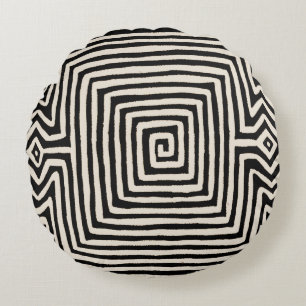 Kuna Indian Tortuga Round Cushion