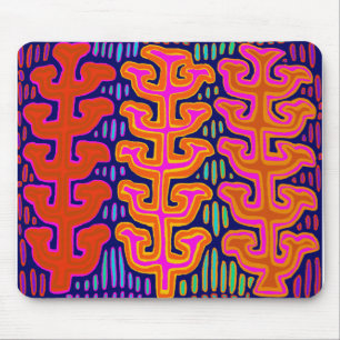 Kuna Indian Trees Mouse Mat