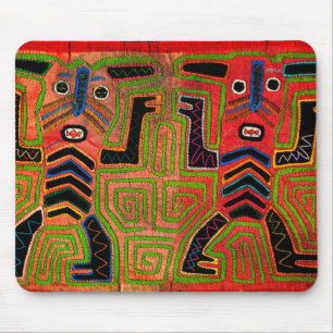 Kuna Indian Twin Spirits Mouse Mat