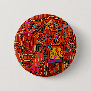Kuna Shaman Peyote Ritual - SCOTUS Cuts my Rights 6 Cm Round Badge
