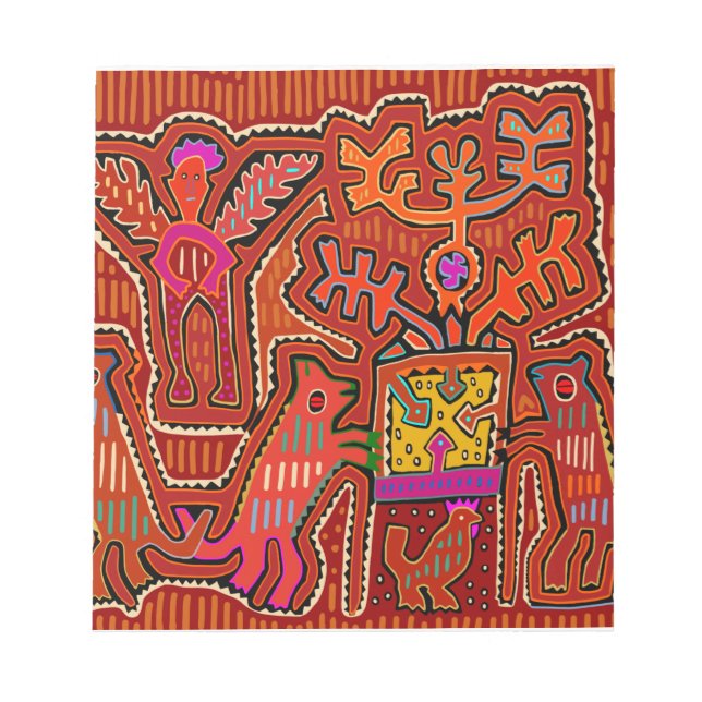 Kuna Shaman Peyote Ritual - SCOTUS Cuts my Rights Notepad (Front)