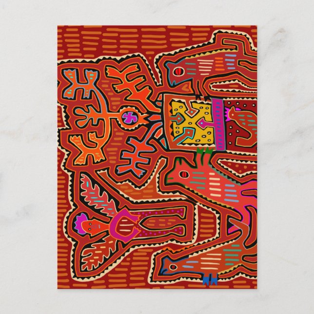 Kuna Shaman Peyote Ritual - SCOTUS Cuts my Rights Postcard (Front)