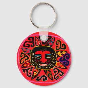 Kuna Tribal Del Sol Key Ring