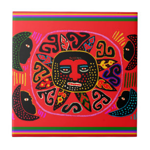 Kuna Tribal Del Sol Tile
