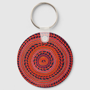 Kuna Tribal Universal Sun Key Ring