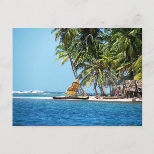 Kuna Ulu, Yansaladup, Panama Postcard (Front)