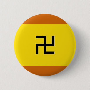Kuna Yala ethnic flag panama 6 Cm Round Badge