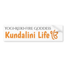 Kundalini  Reiki Fire Goddess Bumper Sticker