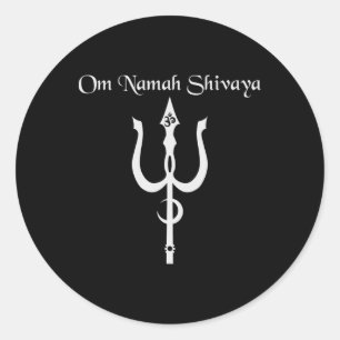 Kundalini Yoga Mantras Om Namah Shivaya Classic Round Sticker