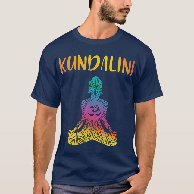 Kundalini Yoga Sat Nam Chakra Meditation Hindu T-Shirt (Front)