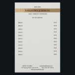 Kundenspezifische Elegante Imitat Gold Streifen Flyer<br><div class="desc">Elegante Gold Imitat Streifen Flyer. Editiere dein Produkt in wenigen Minuten indem Du deinen Namen, Service und Preise eingibst. Über "weiteres personalisieren" kannst Du die Schriftart, Farbe und Position individuell wählen.</div>