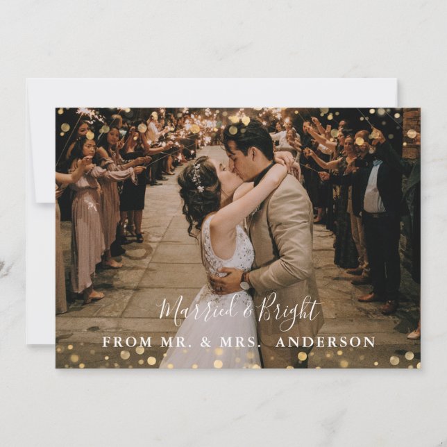 Kundenspezifische Merry Christmas Holiday Card (Front)