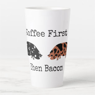 KuneKune Pig - Coffee First, Then Bacon Latte Mug
