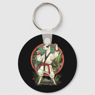 Kung Fu Alpaca Judo Jiu-Jitsu Nature Martial Arts Key Ring