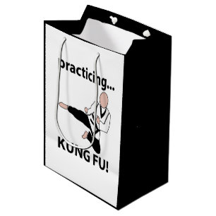 Kung Fu Black Belt Martial Arts Medium Gift Bag