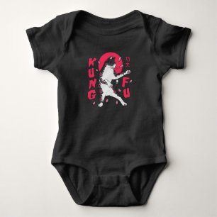 Kung Fu Cat Baby Bodysuit