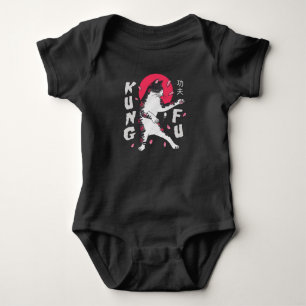 Kung Fu Cat Baby Bodysuit