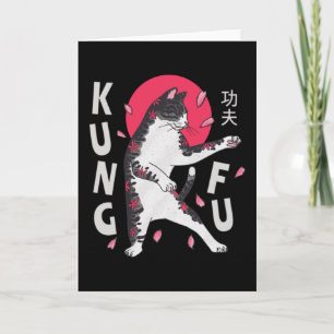 Kung Fu Cat Card