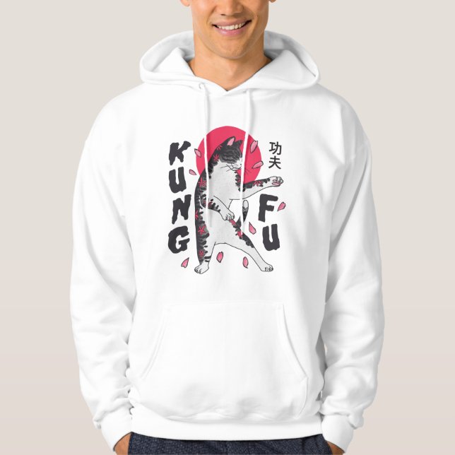 Kung Fu Cat Hoodie (Front)
