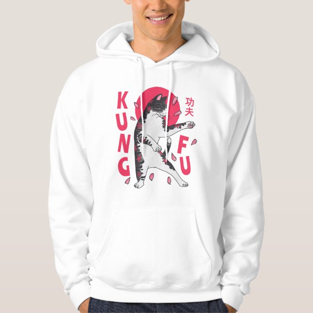Kung Fu Cat Hoodie (Front)