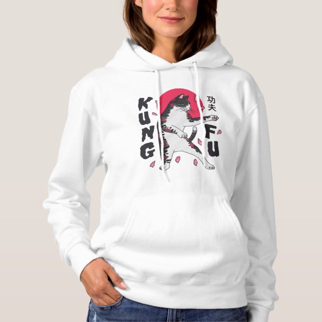 Kung Fu Cat Hoodie (Front)
