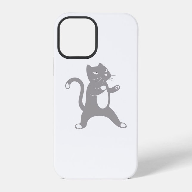 Kung Fu Cat iPhone Case (Back)